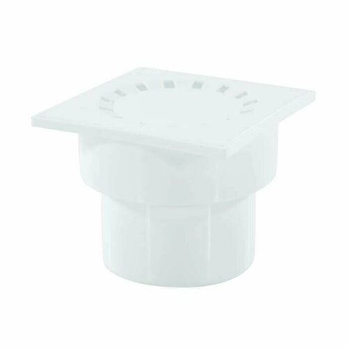 Трап нерегулируемый с сухим затвором Дн 110 с пластиковой решёткой 150х150мм вертикальный выпуск RTP РосТурПласт 36585 388₽