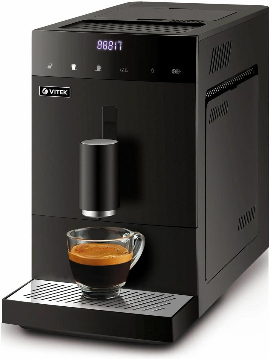 Кофемашина Vitek Metropolis VT-8700, черный