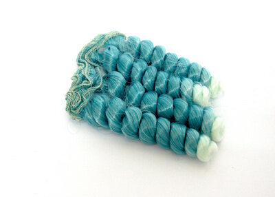 Трессы "Элит" кудри двухцветные для кукол №38 4735Т/5808, длина 38см, ширина 100 см, 1шт