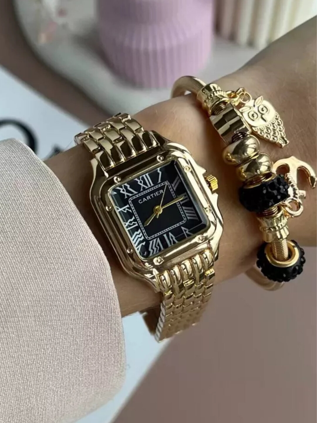 Наручные часы Cartier Классика, белый