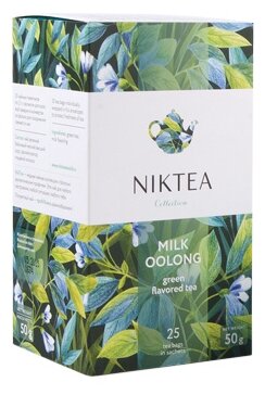 Чай зеленый Niktea Молочный Улун 25*2г А-Трейд - фото №1