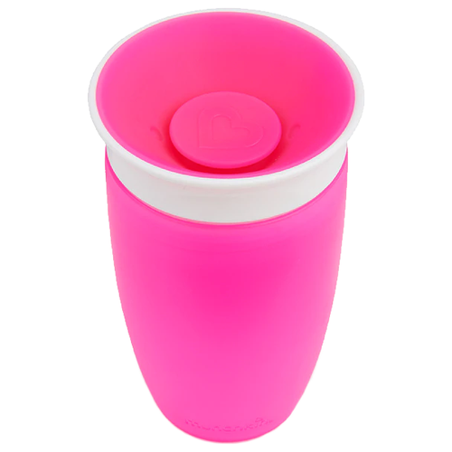 Чашка Munchkin непроливайка Miracle 360° 12096, розовый munchkin ершики для мытья поильников и бутылочек 4 шт с рождения разноцветный