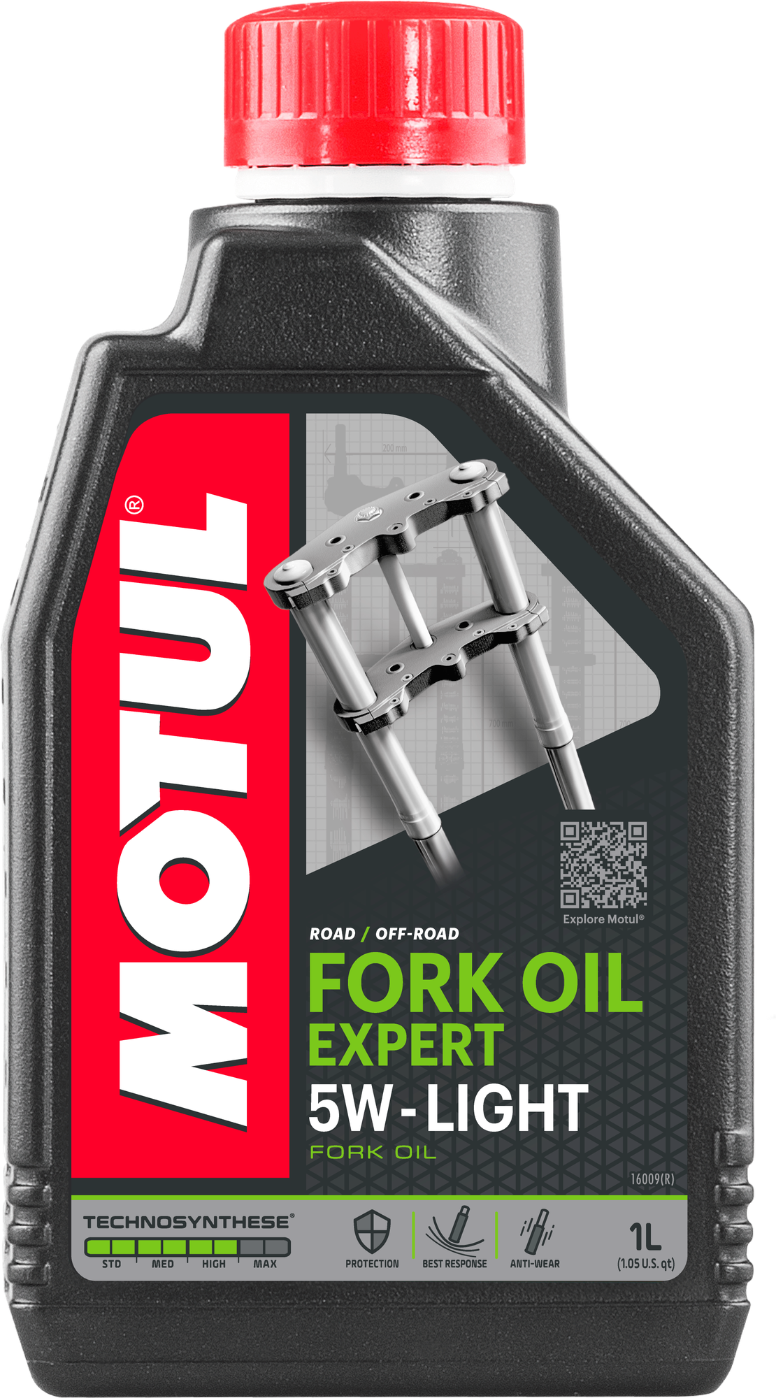 Вилочное масло MOTUL Fork Oil Expert Lignt 5W, 1 л - фото №2
