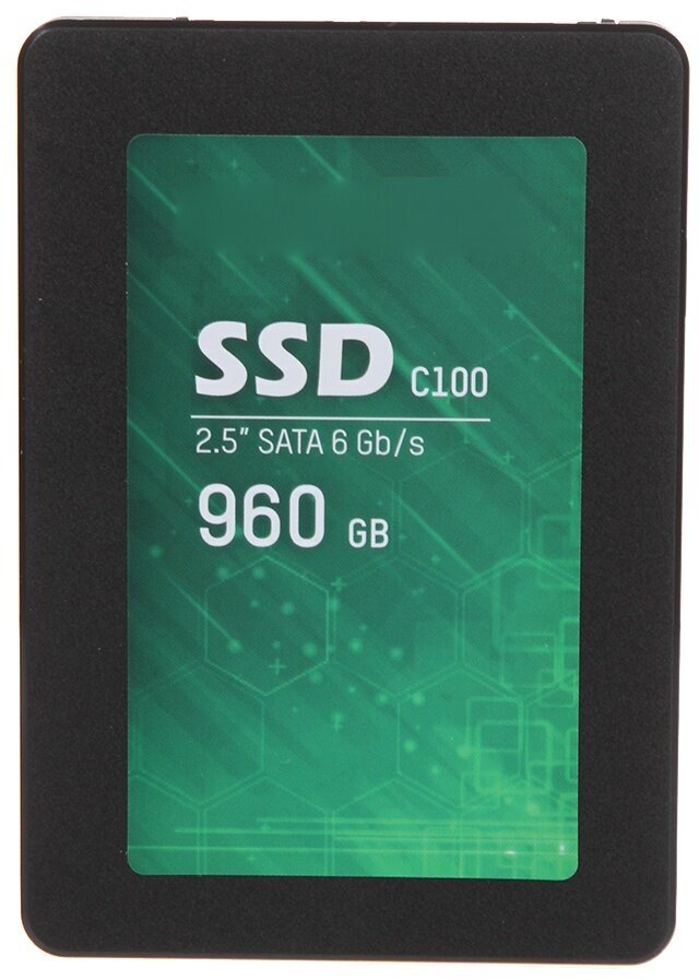 Накопитель SSD 2.5'' HIKVISION C100 960GB SATA 6Gb/s TLC 520/400MB/s IOPS 50K/30K MTBF 2M 7mm - фото №5