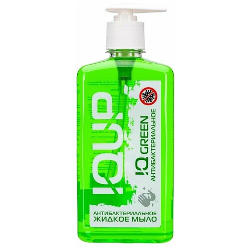 Антибактериальное жидкое мыло, IQUP IQ CC Luxe Green (зел), 0,5 л, ПЭТ, помпа-дозатор жидкое мыло clean care luxe 5 л пэт для рук с дезинфицирующим эффектом hrc