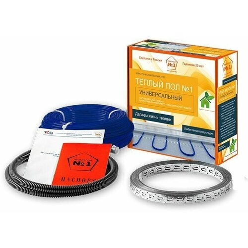 Нагревательный кабель Теплый пол 1 стсп 53 м 75 Вт 1638₽