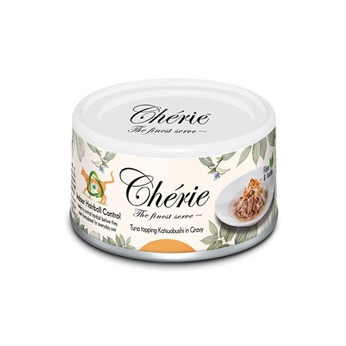 Влажный корм для кошек Pettric Cherie Hairball Formula, для выведения шерсти, копченый тунец, 80 г х 24 шт ананасы отборные iberica premium кусочками 435 г