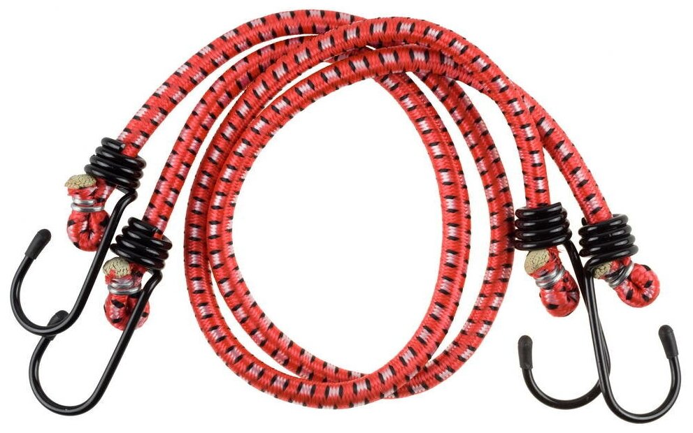 Крепежный шнур STAYER резиновый 60 см d 7 мм со стальными крюками 2 шт. (40505-060_z01)