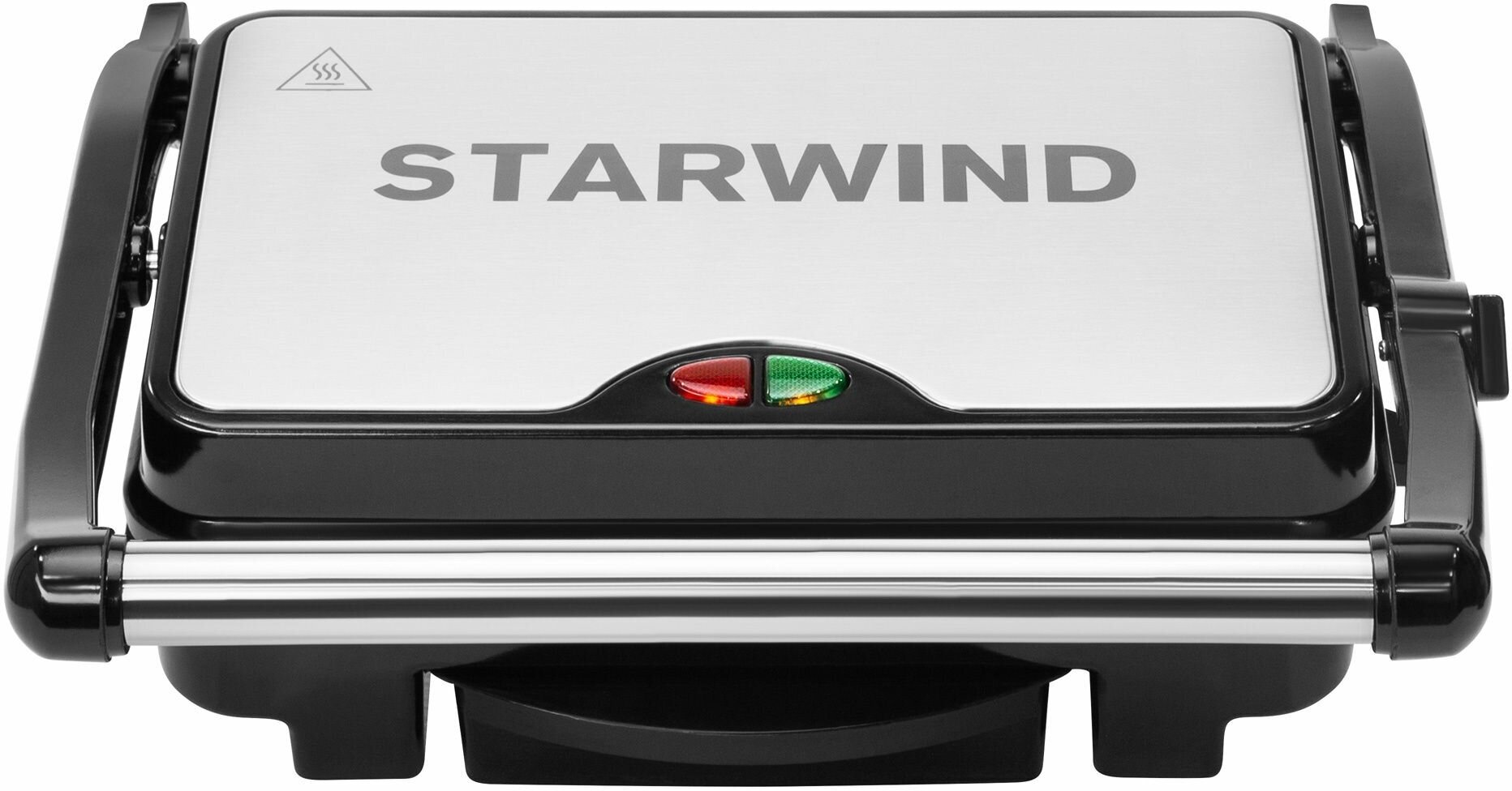 Электрогриль Starwind SSG2040 1500Вт серебристый/черный