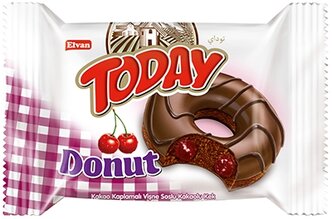 Elvan Пончик Today Donut вишня, 50 г