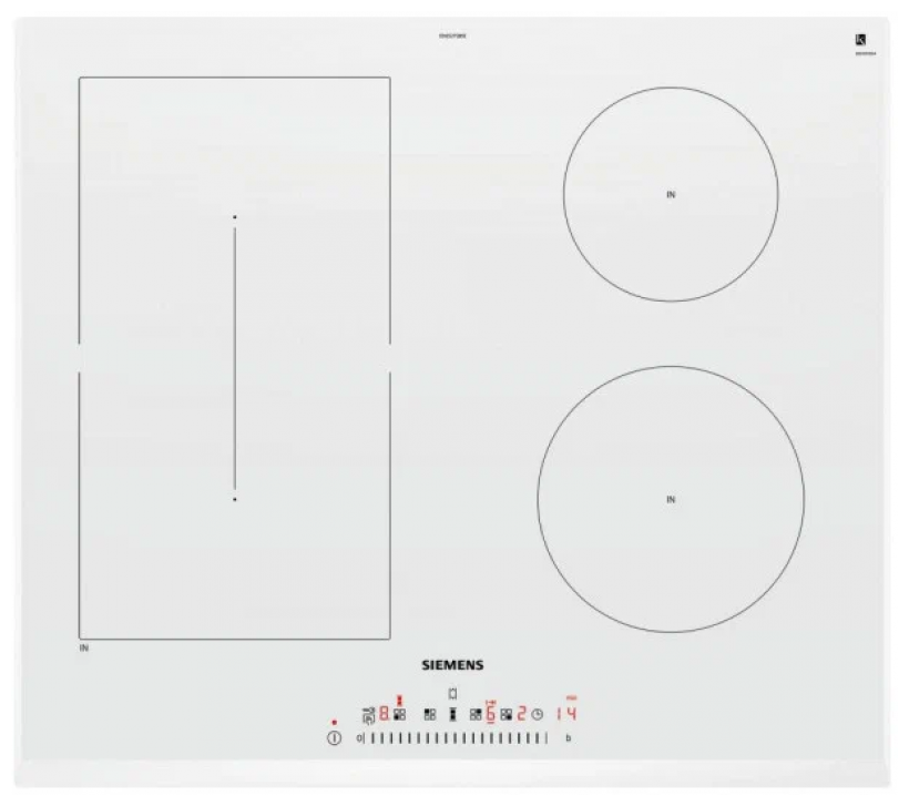 Индукционная варочная панель Siemens ED652FSB5E (белый)