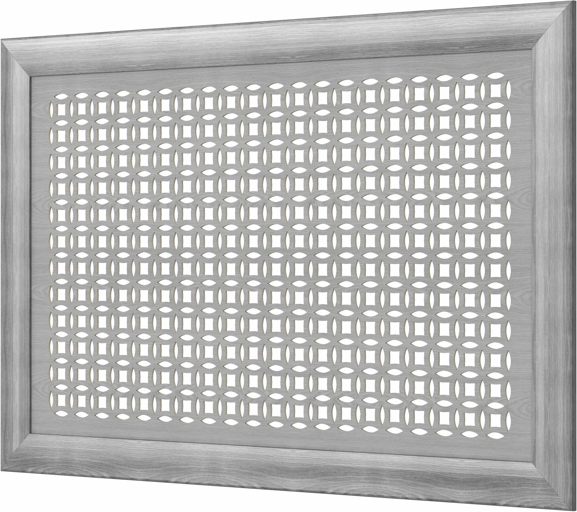 фото Экран декоративный для радиаторов и батарей: 600х900 мм, дуб серый, сусанна, серия Модерн с рамкой