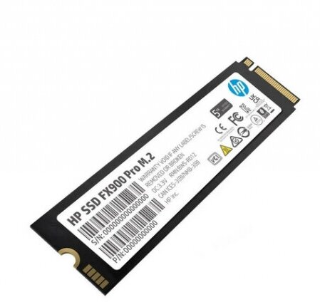 Накопитель SSD M.2 HP 1.0Tb FX900 Pro Series <4A3U0AA#ABB> (PCI-E 4.0 x4, up to 7000/5600MBs, 3D NAND, DRAM Cache, 600TBW, NVMe 1.4, 22х80mm)