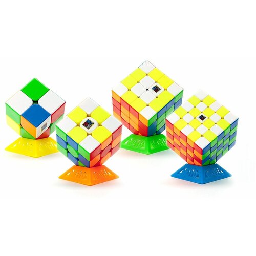 Набор кубиков Рубика магнитных скоростных Набор MoYu MeiLong M Set 2x2-5x5, color набор кубиков рубика mofangge qi 2x2 5x5