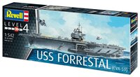 Сборная модель Revell USS Forrestal (CVA-59) (05156) 1:542