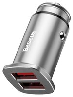 Автомобильная зарядка Baseus Dual QC3.0 30W Max Car Charger серый