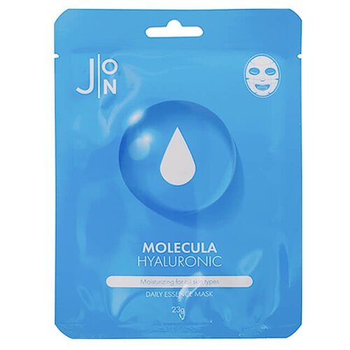 J:ON Molecula Hyaluronic Daily Essence Mask Тканевая маска с гиалуроновой кислотой, 23 г, 23 мл