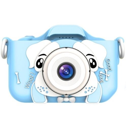 Компактный детский фотоаппарат childrens fun camera dog голубой 116000₽