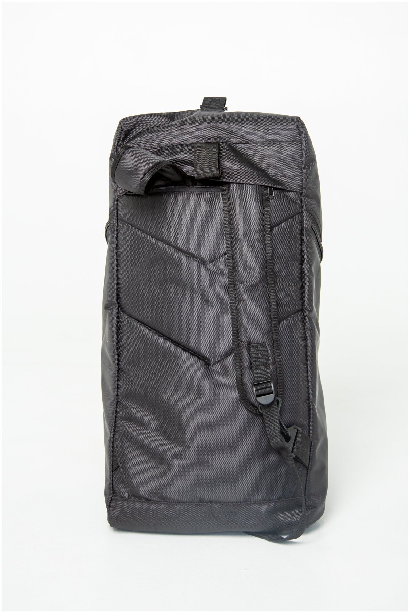 Городская спортивная сумка рюкзак черный цвет размер 65х32х32 см - фотография № 4