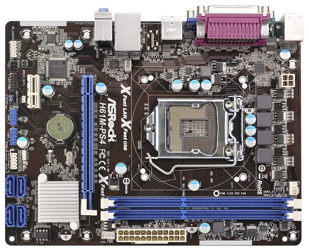 Материнская плата ASRock H61M-PS4