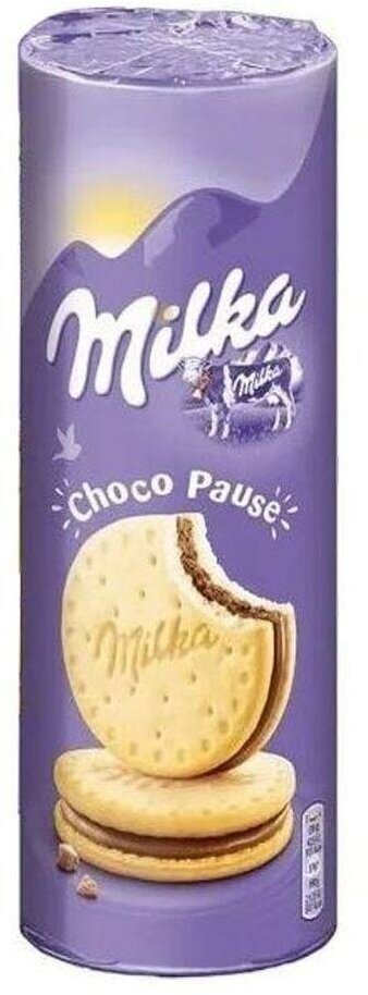 MILKA печенье Choco Pause покрытое молочным шоколадом 260г