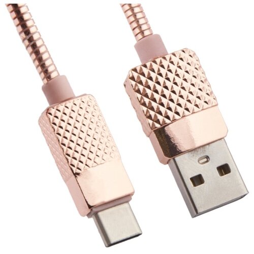 фото Кабель Liberty Project USB - USB Type-C "Гламурный Ананас" 1 м розовый