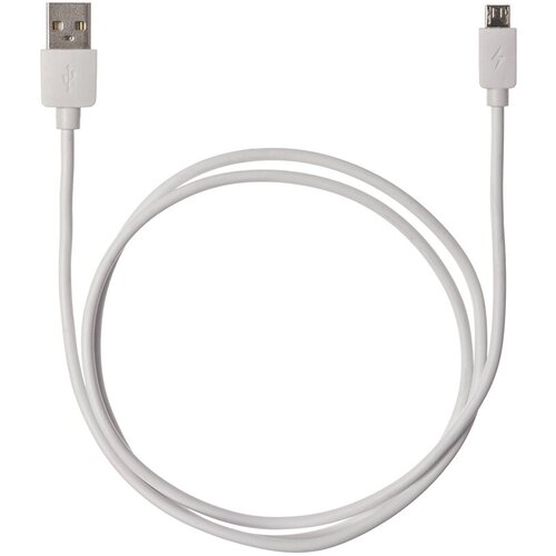 Кабель в ПВХ оплетке Tdm Electric ДК 4, USB - micro USB, 1 м, белый