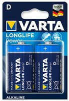 Батарейка VARTA 4920 LR20 BL2 LongLife Power 2 шт блистер