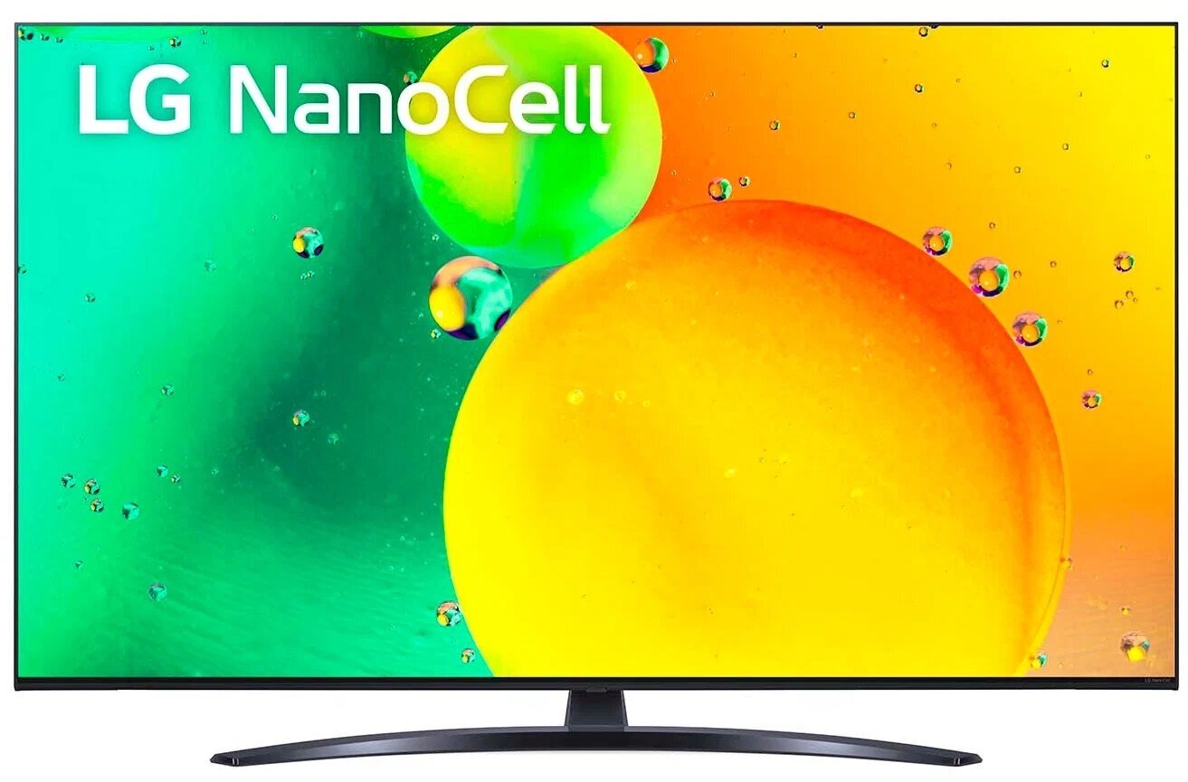 55" Телевизор LG 55NANO769QA NanoCell, HDR, LED RU, синяя сажа