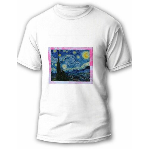 фото Футболка будь на стиле, футер, размер 2xs, белый