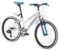 Подростковый горный (MTB) велосипед Smart Vega 24 (2017) фиолетовый/белый (требует финальной сборки)