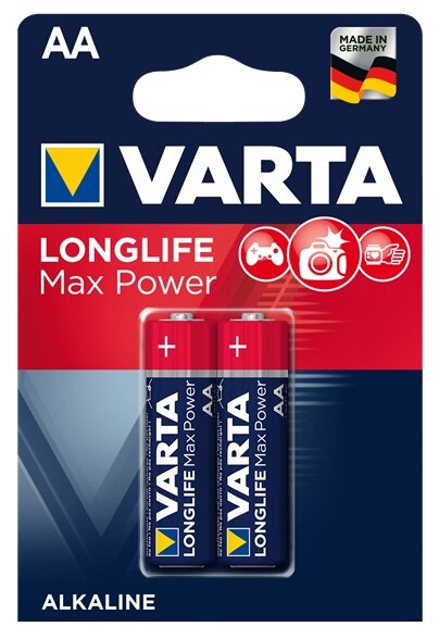 Элемент питания Varta Max Power LR6 AA бл 2