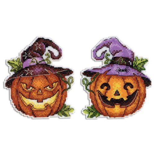 фото Жар-птица набор для вышивания праздничная тыква 9 x 11 см (р-313)