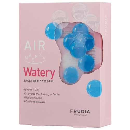 фото Frudia Воздушная маска для глубокого увлажнения лица Watery, 25 мл, 10 шт.