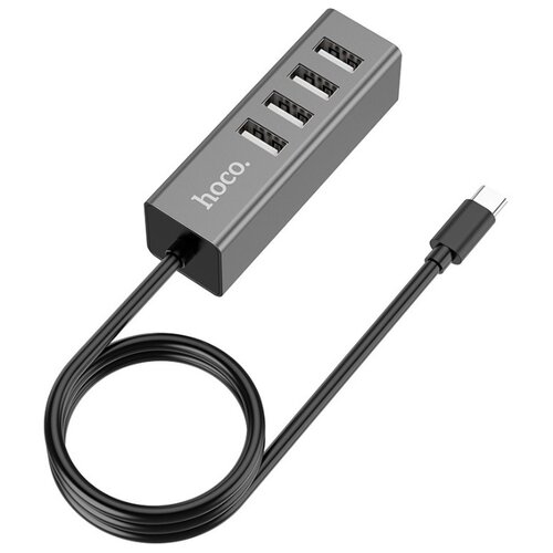 USB HUB HOCO HB1 4-Port USB 20 серый 94900₽