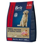 Brit Premium Dog Adult Large and Giant с курицей для взрослых собак крупных и гигантских пород, 8кг, 1шт - изображение