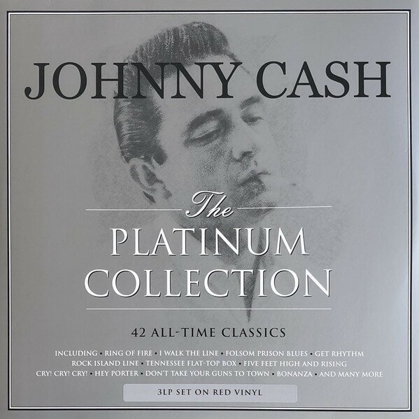 Виниловая пластинка FAT JOHNNY CASH, THE PLATINUM COLLECTION (180 Gram Colored Vinyl)