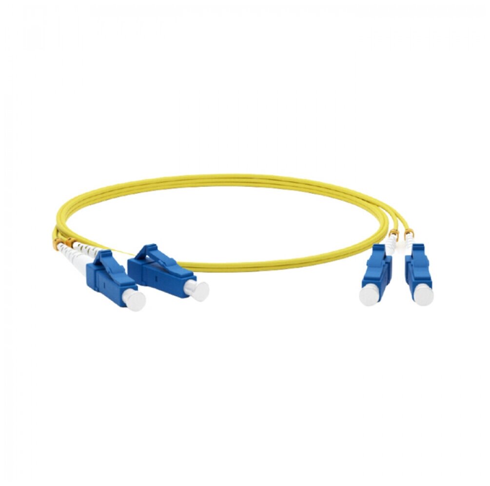 Патч-корд Hyperline FC-D2-9-LC/UR-LC/UR-H-20M-LSZH-YL 20м (FC-9-LC-LC-UPC-20M)