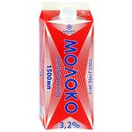 Молоко Экомилк пастеризованное 3.2%, 1.5 л - изображение