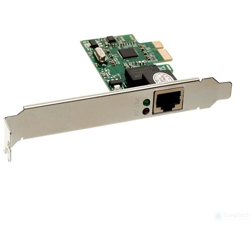 Exegate EX281224RUS Сетевой адаптер ExeGate EXE-560 PCI Express 10/100/1000Mbps RTL8111C (OEM) exegate usb концентраторы exegate ex292508rus сетевой адаптер exegate exe i350 t4v2 pci e x4 v2 1 порты 4xrj45 медные 10 100 1000mbps gigabit nic intel chipset nhi350am4