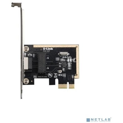 D-Link Сетевая карта D-Link DGE-560T/D2A Сетевой PCI Express адаптер с 1 портом 10/100/1000Base-T