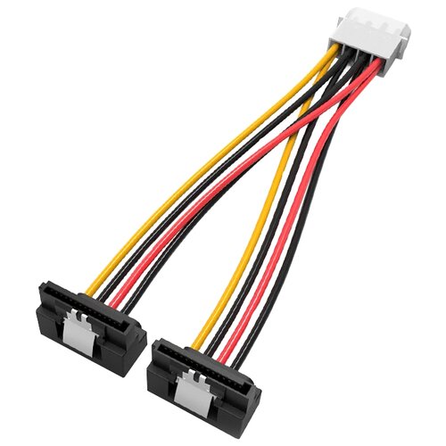 фото Разветвитель Vention Molex 4 pin - 2xSATA 15 pin (KDCBB) 0.15 м черный