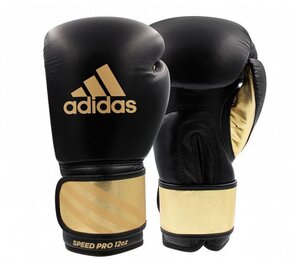 AdiSBG350PRO Перчатки боксерские Speed Pro черно-золотые - Adidas - Черно-золотой - 12 oz