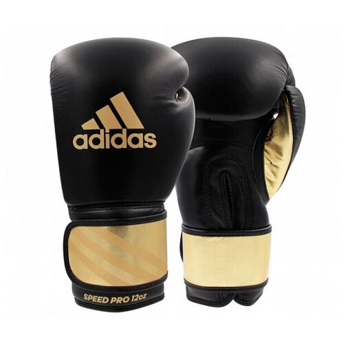 фото Боксерские перчатки adidas sbg350pro, цвет:черно-золотой,размер:16oz