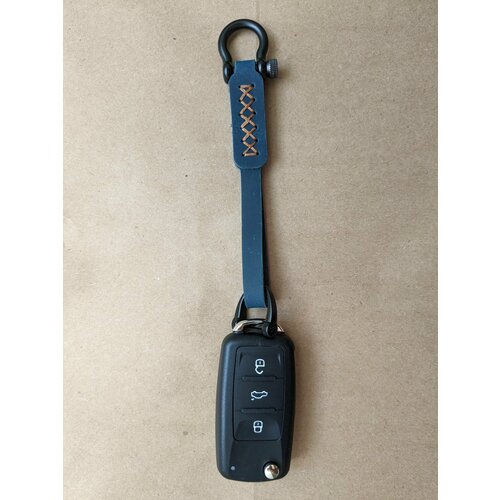 Брелок, синий карбоновый чехол для автомобильного ключа чехол из натуральной кожи автомобильный брелок кошельки для автомобильных ключей для hyundai creta