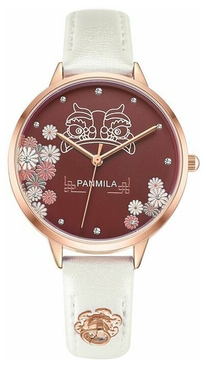 Наручные часы Panmila Женские наручные часы Panmila P0509M-DZ1RWE, бордовый