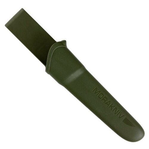 фото Нож morakniv companion mg (углеродистая сталь) с чехлом черный/хаки