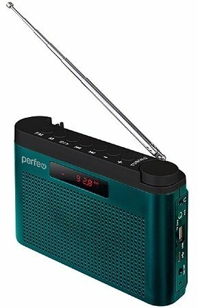 Радиоприемник Perfeo тайга FM+ 66-108МГц/ MP3/USB морской синий (I70BL)