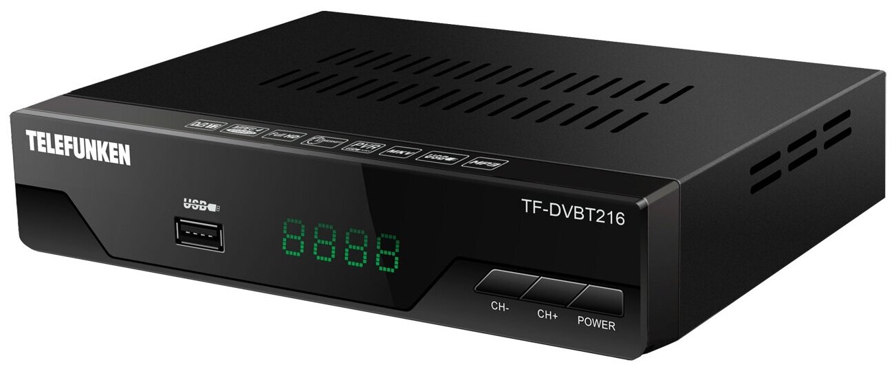 Приемник телевизионный DVB-T2 Telefunken TF-DVBT216