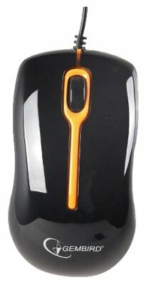 Мышь Gembird MUS-U-004-O Black-Orange USB